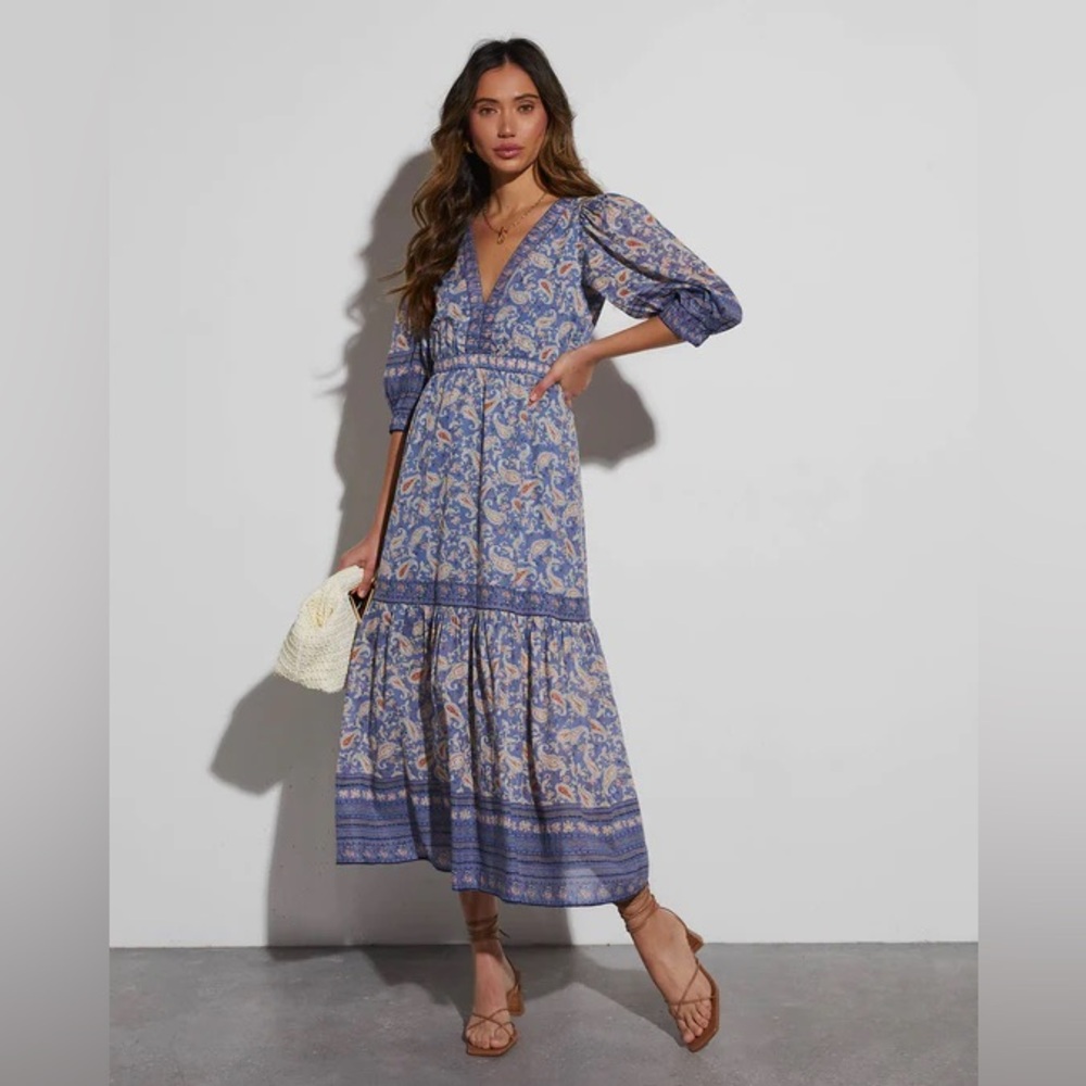 VICI Dolls Printed Midi Dress